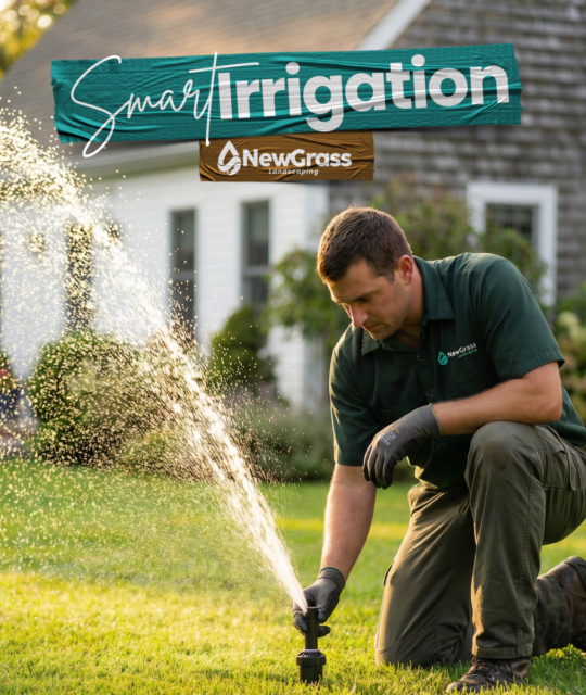 Smart irrigation Cape Cod - professional sprinkler system installation by NewGrass Landscaping